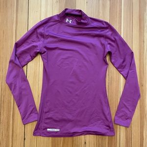 Coldgear UA fitted mock shirt.